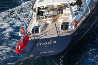 Sailing yacht Antares III - Aft View